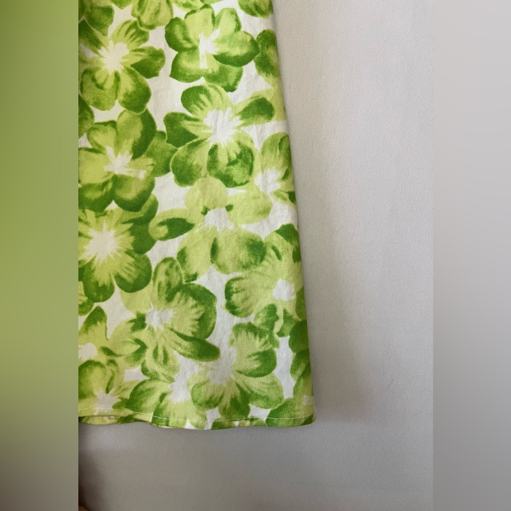 Jessica Howard Lime Green Floral Midi Dress - Picture 2 of 6